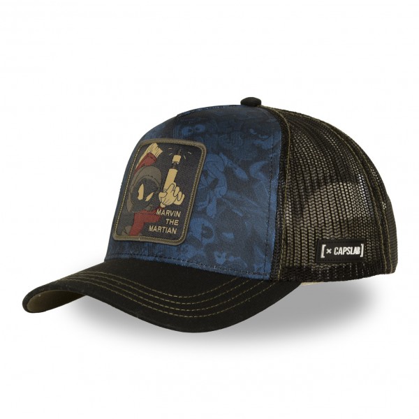 Marvin The Martian Blue Snapback Trucker Cap Capslab