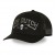 Skull Black Semi Curved Trucker Cap Capslab