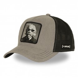 Einstein Thug Life Velvet Effect Patch Trucker Cap Capslab