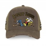 Lucky Luke Brown Snapback Cap Capslab
