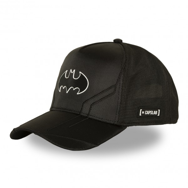 Batman Black Premium PU Logo Trucker Cap DC Comics Capslab