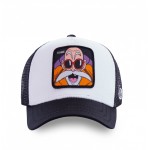 Dragon Ball Z Kame Black White Trucker Cap Capslab