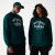 Detroit Tigers MLB Heritage Dark Green Oversized Crew Neck Sweater