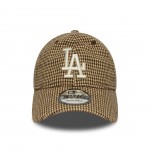 LA Dodgers MLB Houndstooth Brown 9TWENTY Adjustable Cap