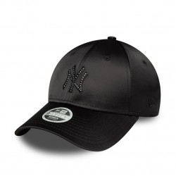   Γυναικείο New York Yankees MLB Satin Rhinestone Black 9FORTY Adjustable Cap