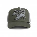 Classic Rocker Deadly Scorpion Olive Goorin Bros Classic Rocker Deadly Scorpion Olive Goorin Bros