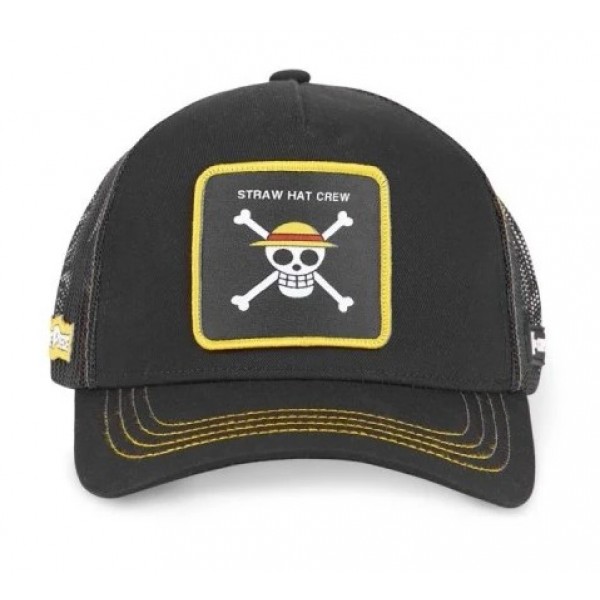 One Piece X Capslab Trucker Black