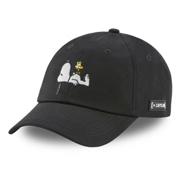 Peanuts Black Cap Capslab