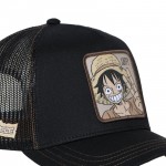 Luffy Black Brown Trucker Capslab