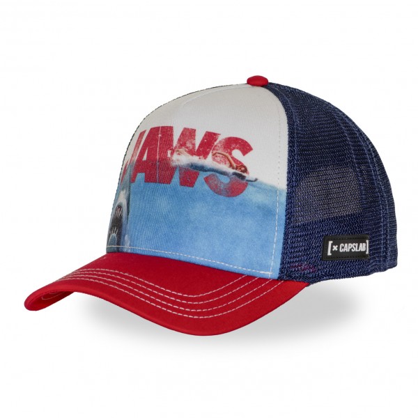 Jaws 1975 Shark Trucker Red Blue Capslab