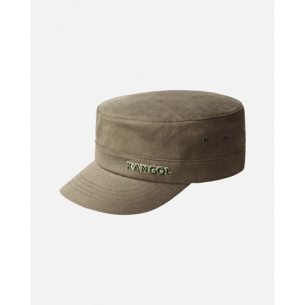 Cotton Twill Army Cap Green Kangol