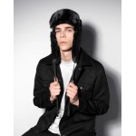 Wool Ushanka Black Kangol Wool Ushanka Black Kangol