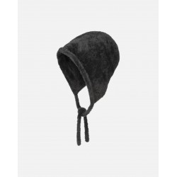 Faux Fur Knit Bonnet Black Kangol
