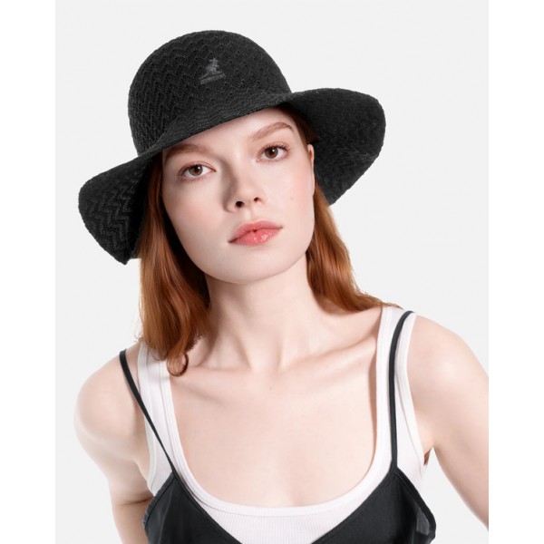 Kangol Tropic Zig Wide Brim Casual Black