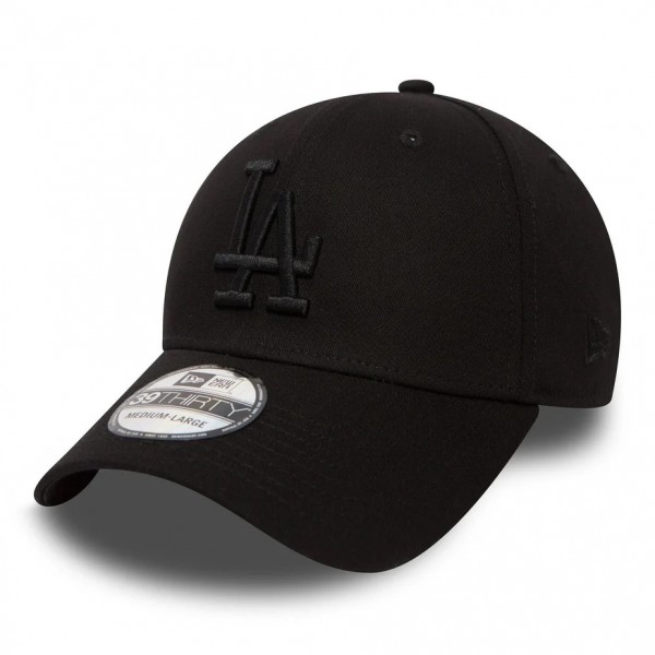 LA Dodgers Essential Black On Black 39THIRTY Cap LA Dodgers Essential Black On Black 39THIRTY Cap
