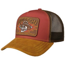 Cowboy Skull Stetson Trucker Cap