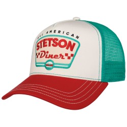 Stetson Diner Red-Ecru Trucker Cap Stetson