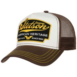 American Heritage Brown Trucker Cap Stetson