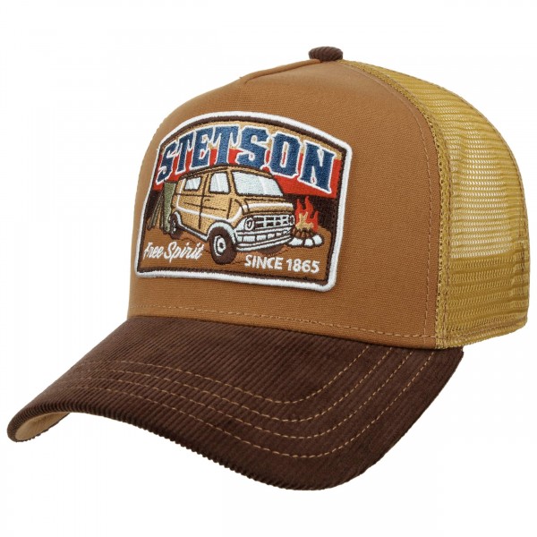 Camper Brown Trucker Cap Stetson Camper Brown Trucker Cap Stetson