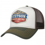 Sun Green & White Trucker Cap Stetson Sun Green & White Trucker Cap Stetson