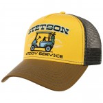 Golf Caddy Service Brown-Yellow Trucker Cap Stetson