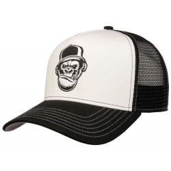 Ape Black-White Trucker Cap JJ Hats