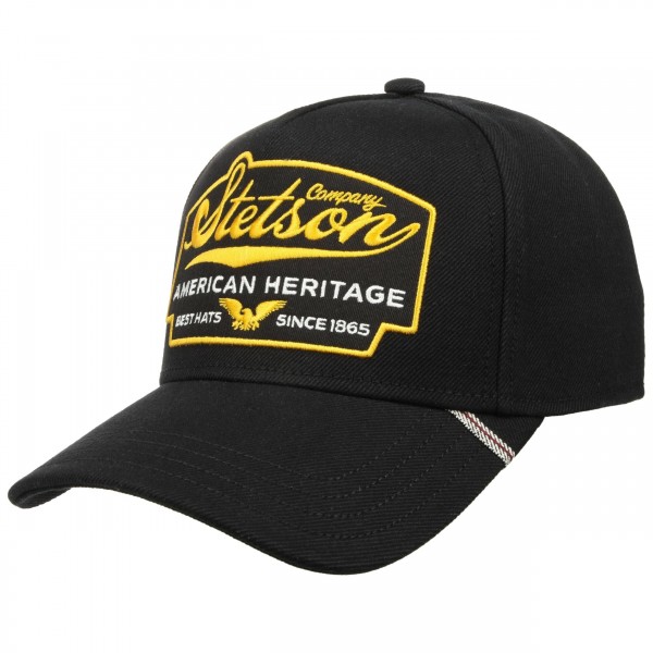 Trucker Cap Eagle Black Stetson Trucker Cap Eagle Black Stetson