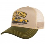 Racing Beige & Olive Trucker Cap Stetson