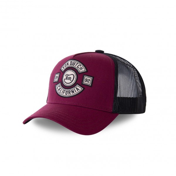 Biker Bordeaux Mesh Trucker Von Dutch Biker Bordeaux Mesh Trucker Von Dutch