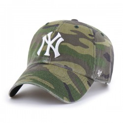 MLB New York Yankees Camo ’47 CLEAN UP Camo Adjustable Hat