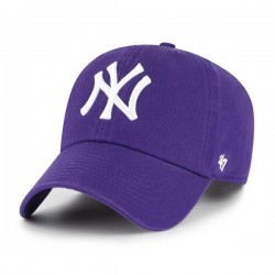 MLB New York Yankees ’47 CLEAN UP Purple Adjustable Hat