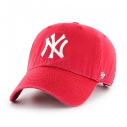 MLB Yankees ’47 CLEAN UP Red Adjustable Hat