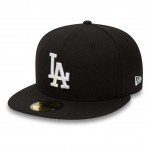 LA Dodgers Essential Black 59FIFTY Cap LA Dodgers Essential Black 59FIFTY Cap