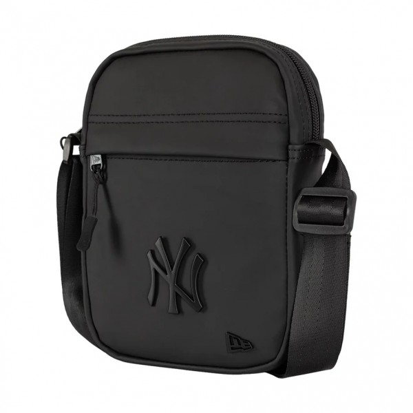 New York Yankees MLB Matte PU Black Side Bag New York Yankees MLB Matte PU Black Side Bag