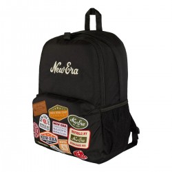 New Era Multi Patch Black Backpack
