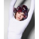 Kangol Faux Fur Casual Brown Debossed Stripe Kangol Faux Fur Casual Brown Debossed Stripe