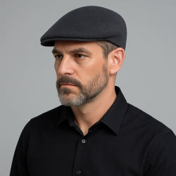 Kangol 507 Seamless Wool Dark Flannel