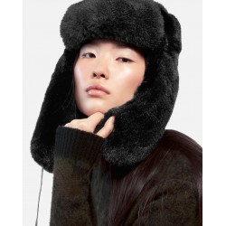 Kangol Faux Fur Trapper Black