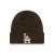 LA Dodgers League Essential Brown Beanie Hat
